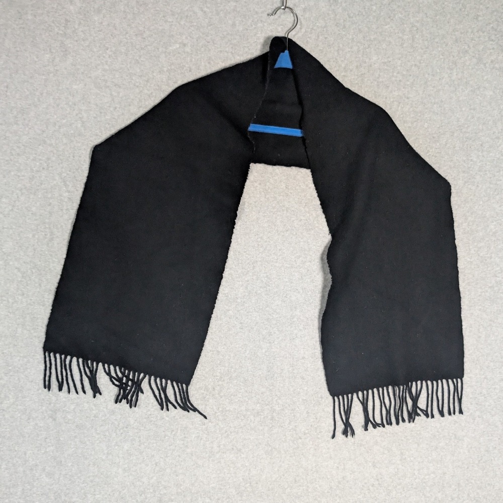 Joseph & Feiss Wool Scarf Fringe 62 Inches Dark Academia Staple Minimalist